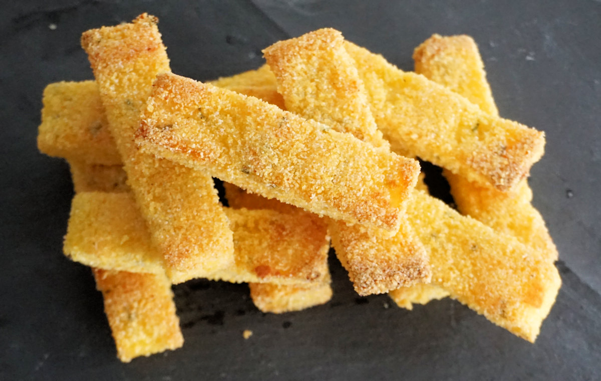 Polenta Chips Recipe Cuisine Fiend